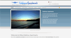 Desktop Screenshot of kokkinosapartments.com